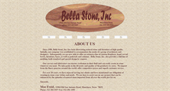 Desktop Screenshot of bellastone.com