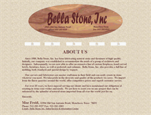 Tablet Screenshot of bellastone.com